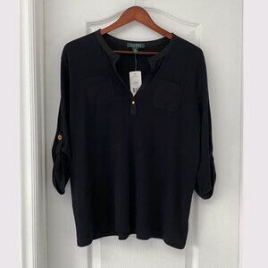 Lauren Ralph Lauren - Classic Black Blouse
